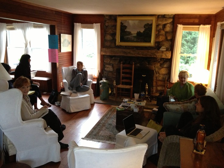 The Workshop setting is intimate and comfortable in the historic house. There are six bedrooms, and spaces are filling up fast! 